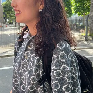 ロング カラー パーマ キッズ オトナヘア🌸 harukaのヘアスタイル