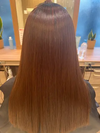 ロング SENA 再現性 パーマと縮毛矯正のヘアスタイル