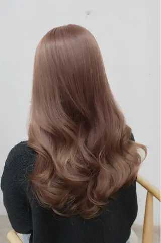 ロング 🪞透けヘア髪質改善 艶ベージュ/nagiのヘアスタイル