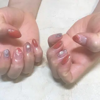 ミディアム A85G ayakoのネイルデザイン