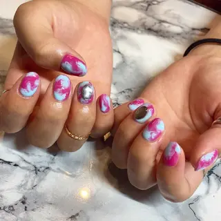 ネイル To Me Nail所属・🩵 mei🩵のネイルデザイン