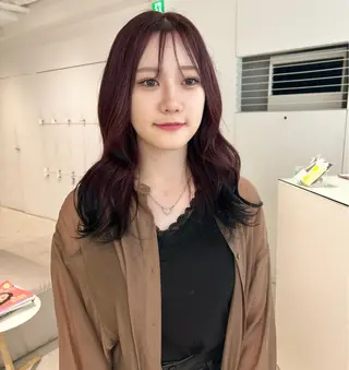 ロング カラー 透明感カラー🫧 nanohaのヘアスタイル