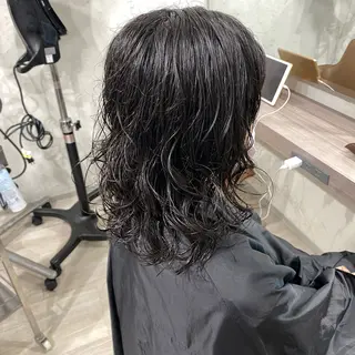 ミディアム パーマ nex the salon coall所属・🫧似合わせショート イシダ🫧のヘアスタイル