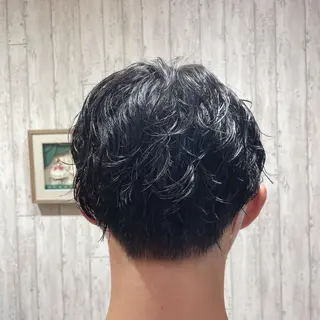 ショート パーマ メンズ ツイスパ/メンズ特化 🦋𝑺𝑶𝑵𝑬のヘアスタイル