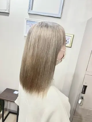 ミディアム カラー ヘアアレンジ S.BLOOM 川崎 翔哉のヘアスタイル