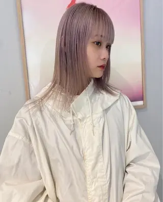 ミディアム カラー 丹治 一輝ボブ/ショートのヘアスタイル