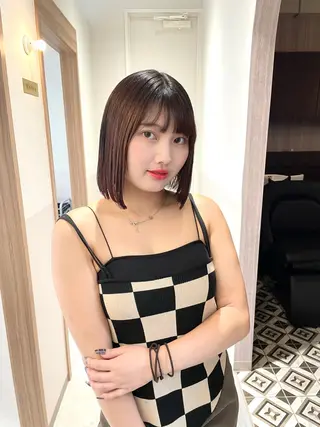 ショート カラー 田中大星 /ボブ 縮毛矯正のヘアスタイル