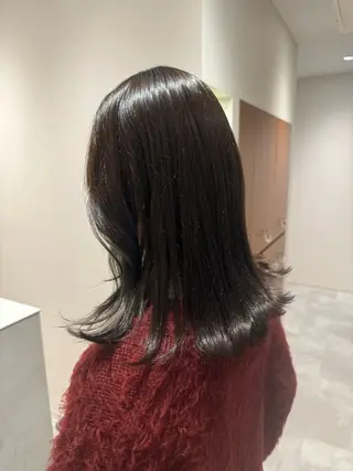 ミディアム 透明感のあるモテ艶髪 🫧AYAKAのヘアスタイル