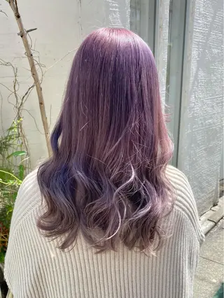 セミロング カラー uros.所属・メンズパーマ/ エクステ🌞セナのヘアスタイル