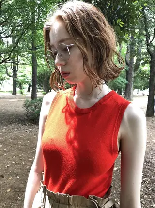 ショート カラー mood tatemachiのヘアスタイル