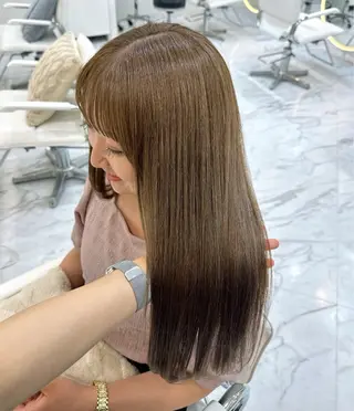 ロング 髪質改善×艶カラー / sayaka🤍のヘアスタイル