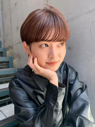 ショート カラー 似合わせcut ◎ 倉橋実咲のヘアスタイル