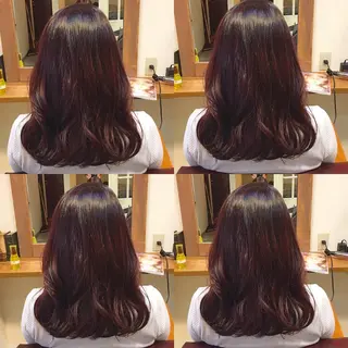 ミディアム カラー hair salon Ranun髪質改善のヘアスタイル