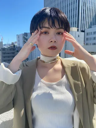 ショート ｲﾁｶﾜ ﾐｵ/ minim hairのヘアスタイル