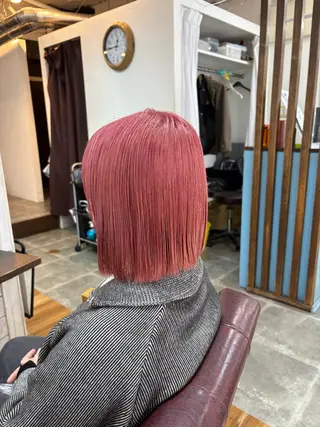 ショート カラー SOYON西大寺店所属・ダブルカラー/ 髪質改善💎安藤のヘアスタイル