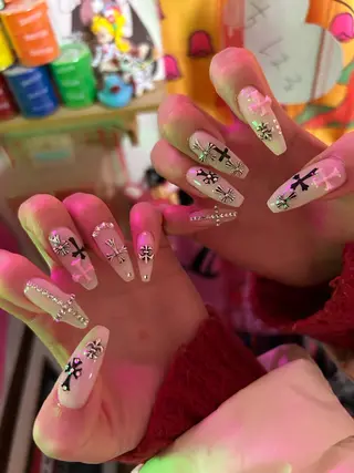 ネイル 福の爪 🍒福山千晴のネイルデザイン