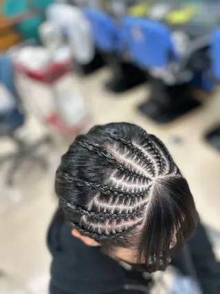 ロング ヘアアレンジ ブラックヘア🧜‍♂ 😈itsuki👿のヘアスタイル