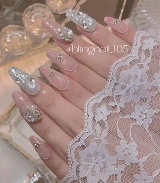 ネイル 23時まで❤︎韓国、 ワンホンネイルのネイルデザイン