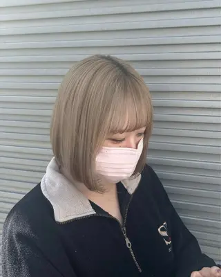 ミディアム カラー 💙ルル💙 ハイトーン/レイヤーのヘアスタイル