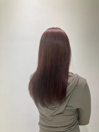 ロング カラー 上杉 梨緒のヘアスタイル