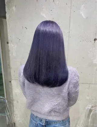 ロング カラー ハイトーンカラー 🦄レイヤーカットのヘアスタイル