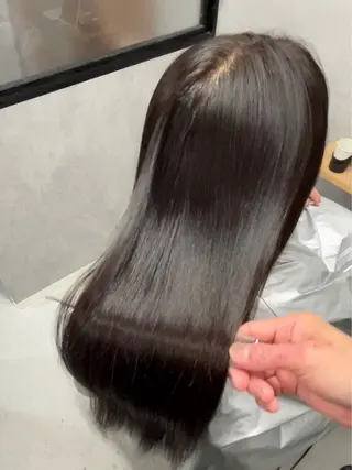 セミロング 透明感カラー特化/ 顔まわり特化/辻部のヘアスタイル