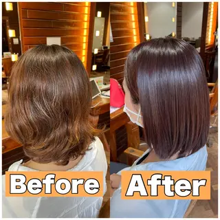 ミディアム stylist YUTOのヘアスタイル