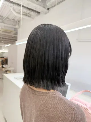 ミディアム 🌻花屋併設🌻濱 幸帆のヘアスタイル