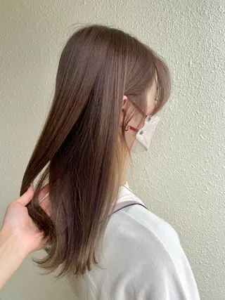 ロング カラー iLi🫧kim ryongna🦋のヘアスタイル