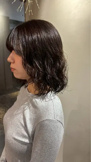 ミディアム カラー 💐花屋併設💐 宮園 雛羽のヘアスタイル