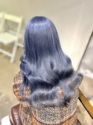 ロング カラー 🌻名古屋🌻 🫧ハイトーン🫧のヘアスタイル