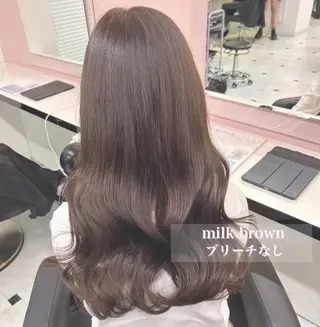 カラー 透明感ベージュ🤎 manami👒🌿のヘアスタイル