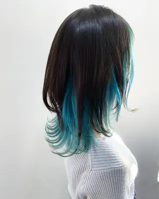 ミディアム カラー フラム所属・WATANABE MISAKIのヘアスタイル