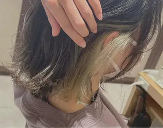 ミディアム カラー 高木 櫻のヘアスタイル