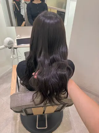 ロング ヘアアレンジ🪽🎀 艶カラー/天王寺のヘアスタイル