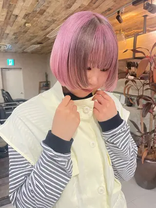 ミディアム カラー 💍絶対に可愛く💍 履歴修正SAKI🐰のヘアスタイル