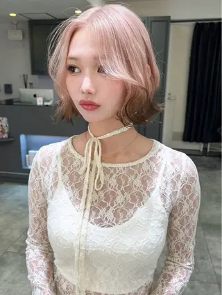 ミディアム カラー CIRCUSbyBEAUTRIUM青山店所属・似合わせカット✂️ 松原 寿花のヘアスタイル