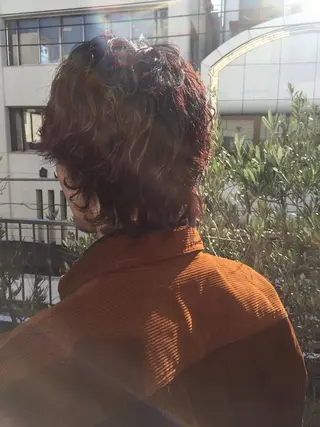 カラー パーマ ヘアアレンジ メンズ メンズパーマの巨匠 鈴木純のヘアスタイル