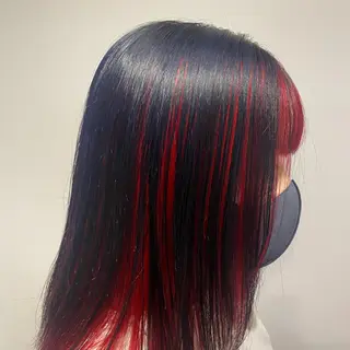 カラー 透明感ブリーチ ハイトーンウエダのヘアスタイル