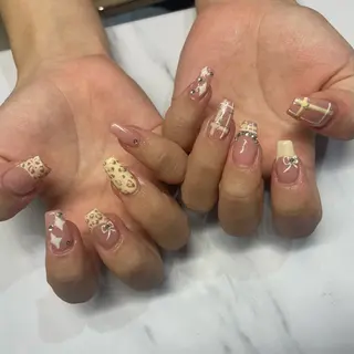 ネイル 💖長さだし/GAL /𝓜𝓲𝓸💖のネイルデザイン