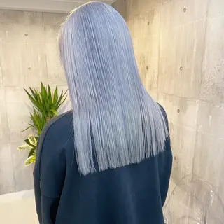 ロング カラー パーマ ヘアアレンジ メンズ キッズ ネイル マツエク・マツパ アイブロウ ハイトーン/ピンク 💗モモ໒꒱のヘアスタイル