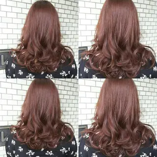 ロング カラー 藤森 希美のヘアスタイル