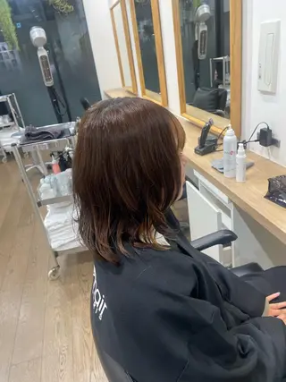 ミディアム パーマ モッズヘア　青山プリヴィレージュ店所属・山本 杏奈のヘアスタイル