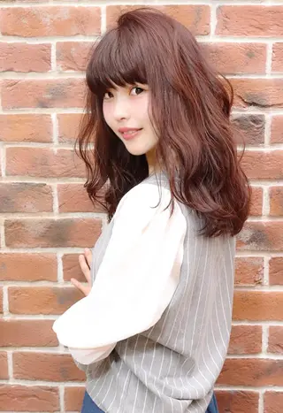 ロング カラー パーマ 🤲ヘッドスパ🤲 たにぐちあつし🤲のヘアスタイル