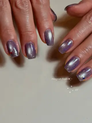 ネイル なんば堀江/育爪施術 ニュアンス✻Kaphのネイルデザイン