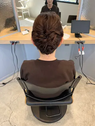 ヘアアレンジ 福島 果音のヘアスタイル