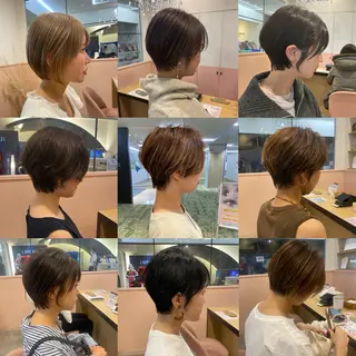 ショート LaBlessなんば スカイオ山田浩史のヘアスタイル