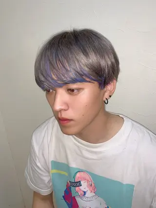 カラー メンズ [渋谷美容師] 玲弥のヘアスタイル
