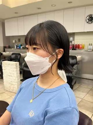 ミディアム マツエク・マツパ 韓国レイヤー×モテ髪 /MITSUKI🤍のヘアスタイル