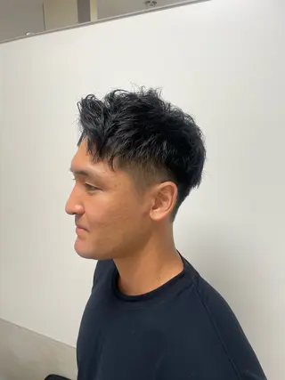 ショート メンズ Go today shaire salon所属・BLEACH 🟥 PERM 天神🏆のヘアスタイル